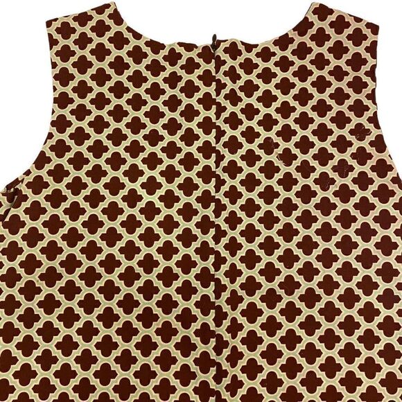 Just Ducky Girls Brown and Mint Green Sleeveless Dress Size 10 - Picture 6 of 9